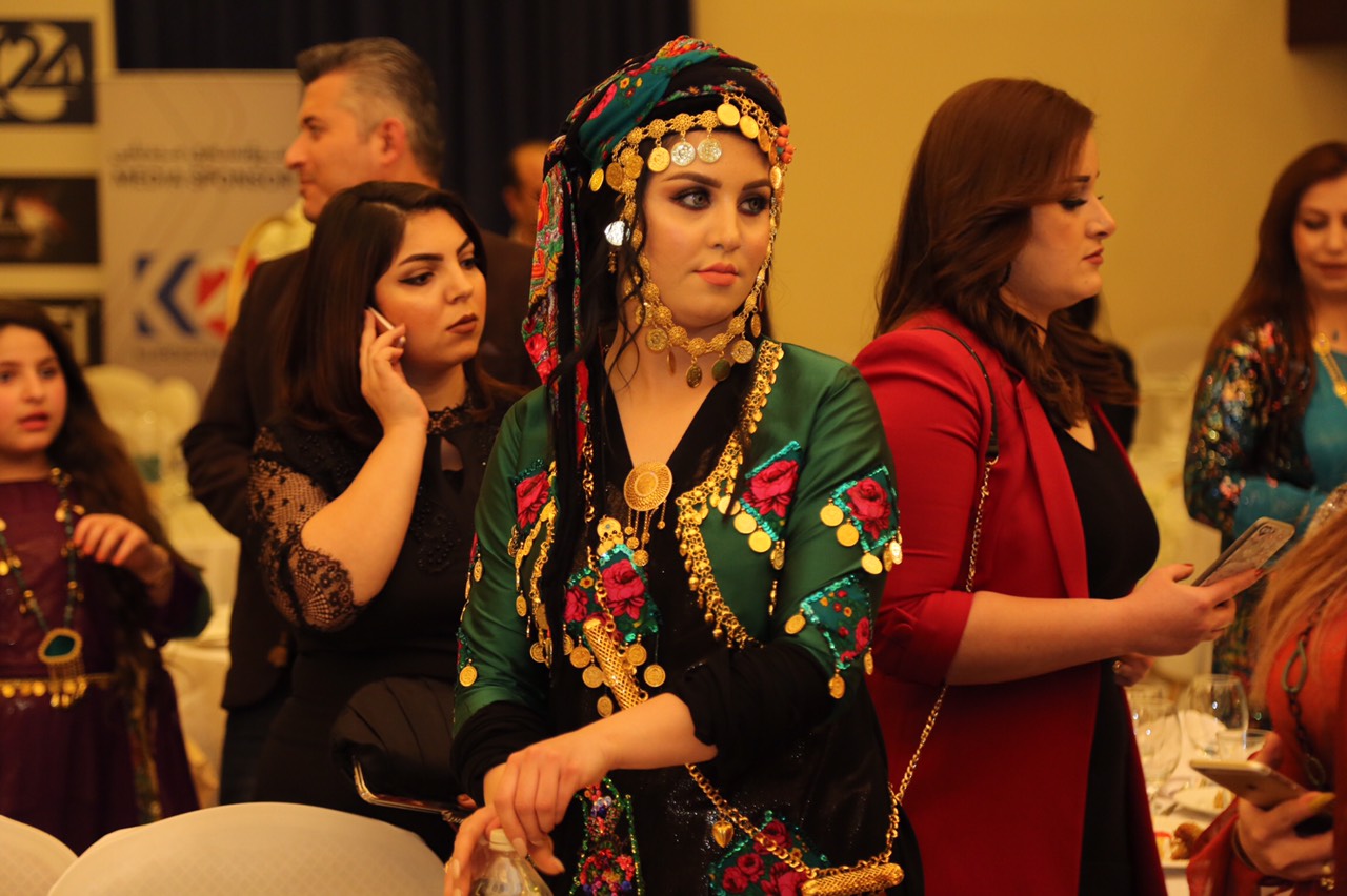 A Kurdish fashion design contest in the Kurdistan Region's Sulaimani, Feb. 1, 2019. (Photo: Kurdistan 24/Ibrahim Fatah)